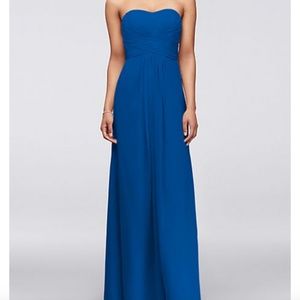 Blue David's Bridal Strapless Dress - Sweetheart